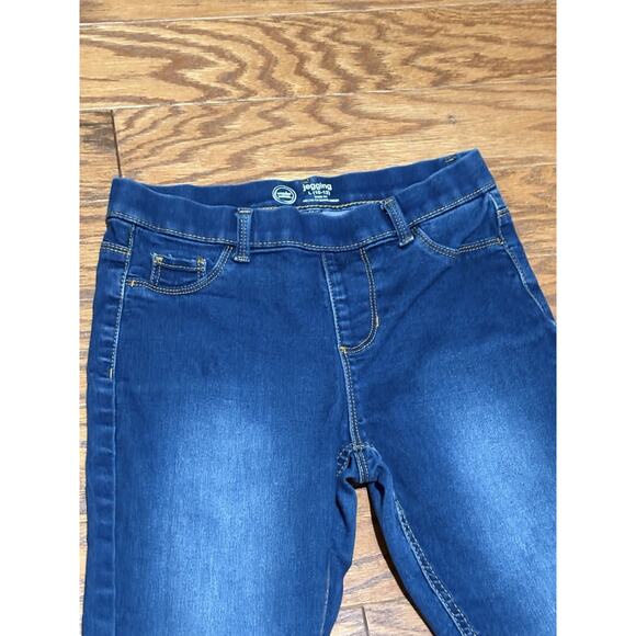 Jorache Youth Girls Blue Denim Skinny Stretch Jeans w/ Adjustable Waist, Sz 12 - Picture 2 of 4